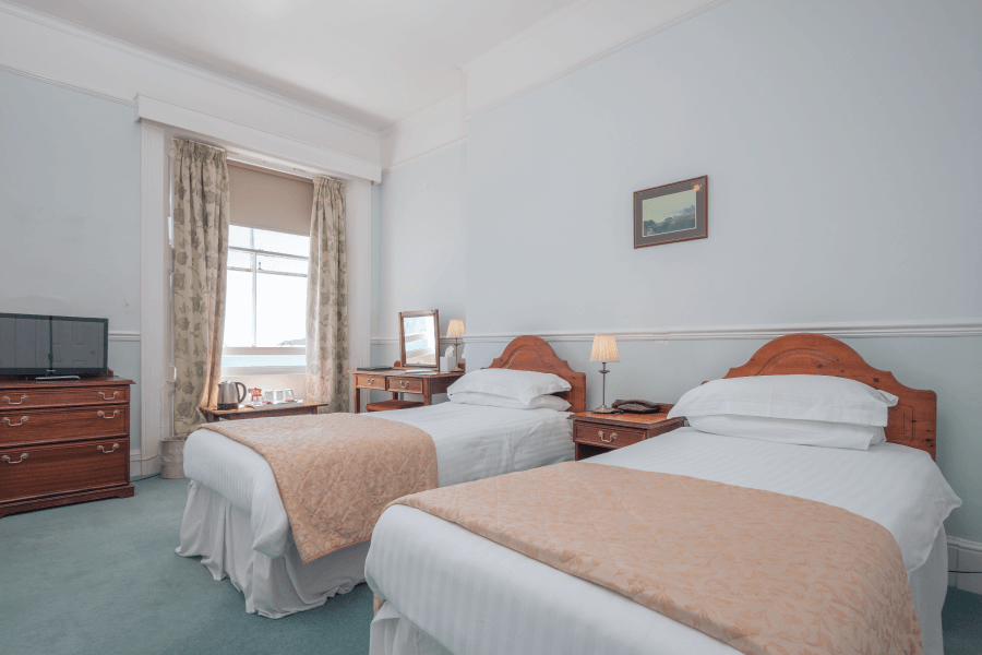 Queens Hotel Penzance Sea View Family Room