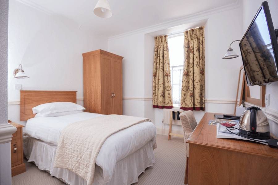 Queens Hotel Penzance Standard Single Room